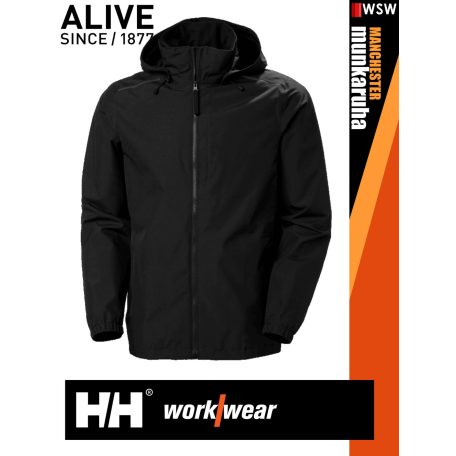 Helly Hansen MANCHESTER BLACK prémium technikai férfi shell kabát - munkaruha