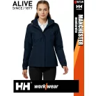 Helly Hansen MANCHESTER NAVY prémium technikai női shell kabát - munkaruha