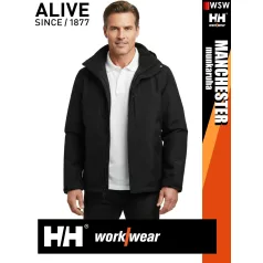   Helly Hansen MANCHESTER BLACK prémium technikai férfi shell kabát - munkaruha