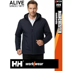   Helly Hansen MANCHESTER NAVY prémium technikai férfi bélelt vízálló kabát - munkaruha