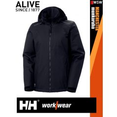   Helly Hansen MANCHESTER NAVY prémium technikai női bélelt vízálló kabát - munkaruha