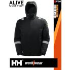 Helly Hansen MANCHESTER BLACK prémium technikai férfi bélelt vízálló kabát - munkaruha