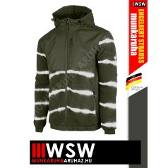   .Engelbert Strauss MOTION TEN GREEN technikai átmeneti premium kapucnis kabát - munkaruha