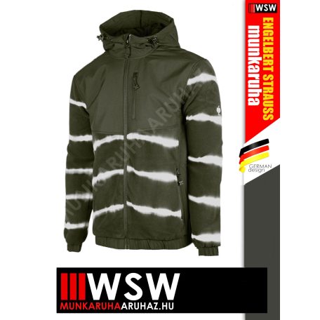 .Engelbert Strauss MOTION TEN GREEN technikai átmeneti premium kapucnis kabát - munkaruha