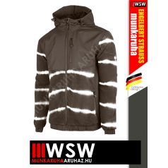   .Engelbert Strauss MOTION TEN CHESTNUT technikai átmeneti premium kapucnis kabát - munkaruha