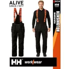 Helly Hansen KENSINGTON BLACK téli bélelt lengőzseb felcsatolós technikai nadrág - munkaruha