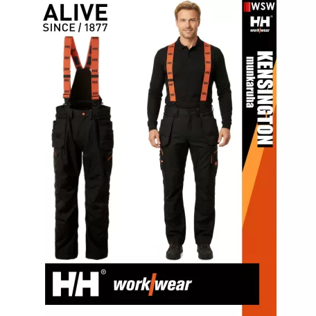 Helly Hansen KENSINGTON BLACK téli bélelt technikai nadrág - munkaruha