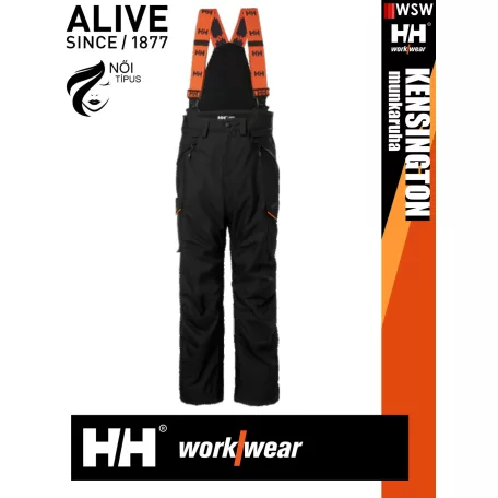 Helly Hansen KENSINGTON BLACK téli bélelt technikai női nadrág - munkaruha