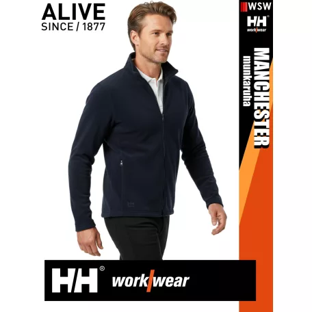 Helly Hansen MANCHESTER NAVY prémium férfi polár pulóver - munkaruha