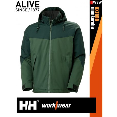 Helly Hansen OXFORD GREEN pamutgazdag bélelt munkakabát - munkaruha