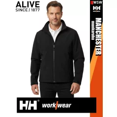   Helly Hansen MANCHESTER BLACK prémium technikai férfi softshell kabát - munkaruha