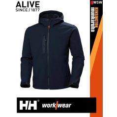   Helly Hansen KENSINGTON NAVY kapucnis softshell kabát - munkaruha