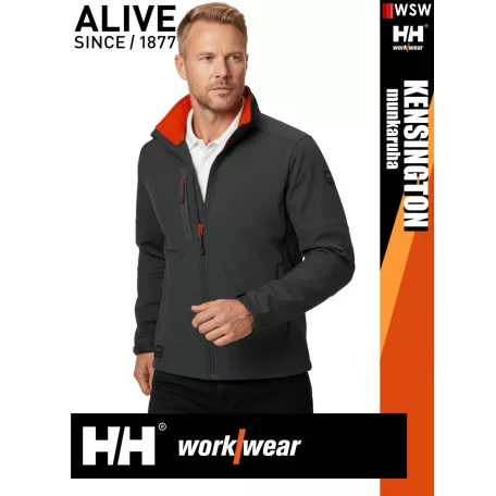 Helly Hansen KENSINGTON DARKGREY softshell technikai kabát - munkaruha