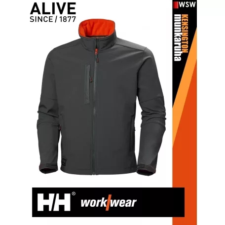 Helly Hansen KENSINGTON DARKGREY softshell technikai kabát - munkaruha