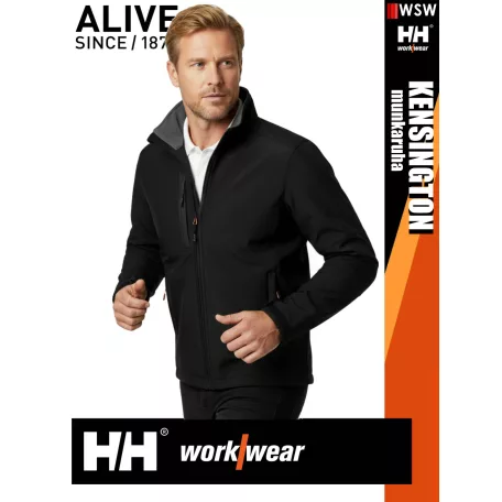 Helly Hansen KENSINGTON BLACK softshell technikai kabát - munkaruha