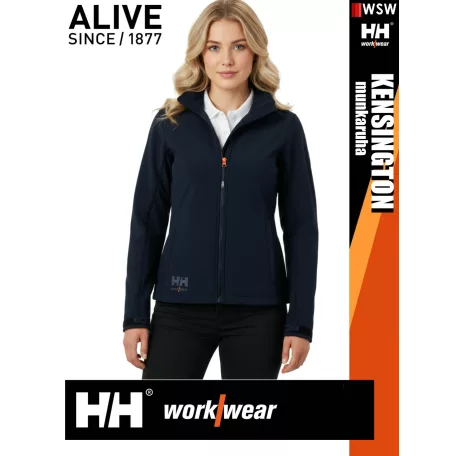 Helly Hansen KENSINGTON NAVY softshell technikai női kabát - munkaruha