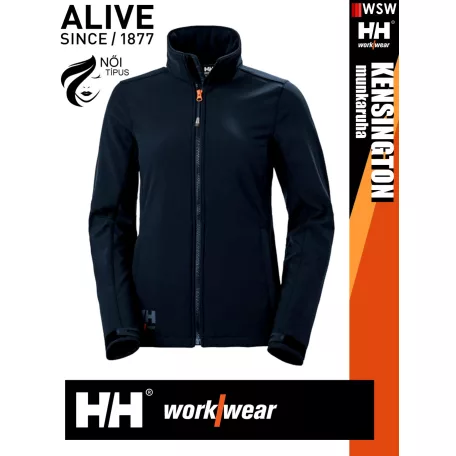 Helly Hansen KENSINGTON NAVY softshell technikai női kabát - munkaruha