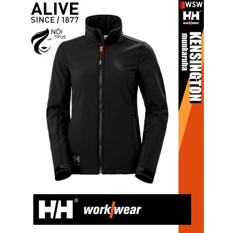 Helly Hansen KENSINGTON BLACK softshell technikai női kabát - munkaruha