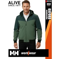   Helly Hansen OXFORD GREEN softshell bélelt munkakabát - munkaruha