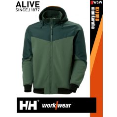   Helly Hansen OXFORD GREEN softshell bélelt munkakabát - munkaruha