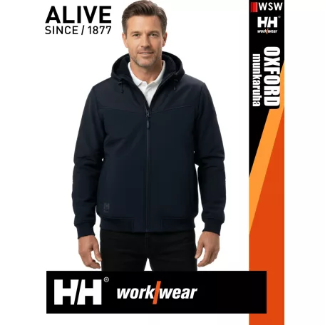 Helly Hansen OXFORD NAVY softshell bélelt munkakabát - munkaruha