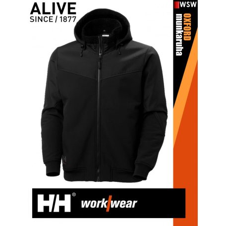 Helly Hansen OXFORD BLACK softshell bélelt munkakabát - munkaruha