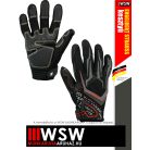 .Engelbert Strauss MIRAGE BLACK kombinált technikai bőrkesztyű - munkakesztyű