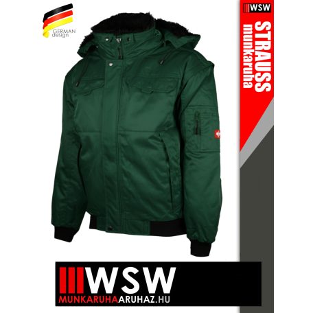 Engelbert Strauss FUNCTIONAL GREEN 4IN1 technikai pilótakabát - munkaruha