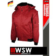 Engelbert Strauss FUNCTIONAL RED 4IN1 technikai pilótakabát - munkaruha