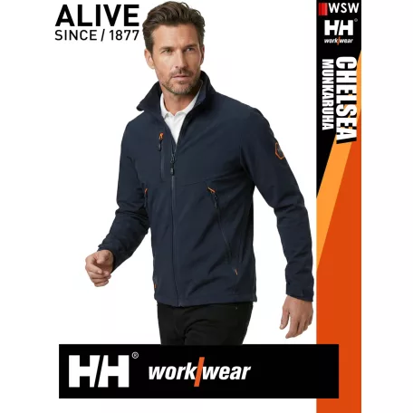 Helly Hansen CHELSEA EVOLUTION BLACK softshell munkakabát - munkaruha