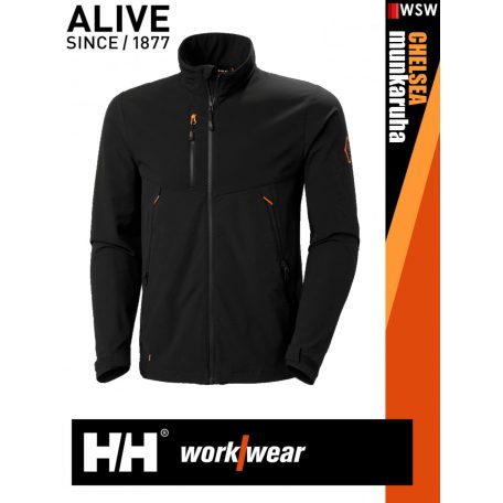 Helly Hansen CHELSEA EVOLUTION BLACK softshell munkakabát - munkaruha