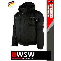   .Engelbert Strauss IMAGE BLACK bélelt technikai munkakabát - munkaruha