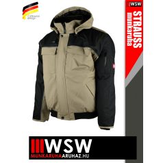   .Engelbert Strauss IMAGE BEIGE bélelt technikai munkakabát - munkaruha