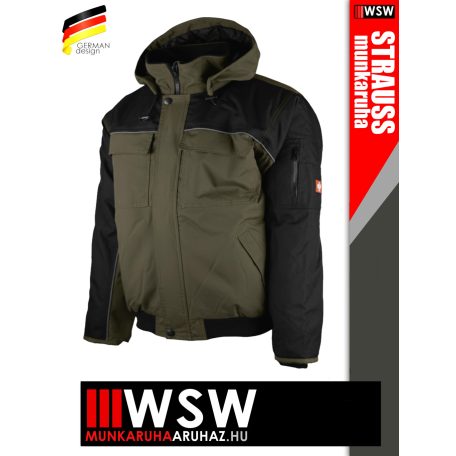 .Engelbert Strauss IMAGE OLIVE bélelt technikai munkakabát - munkaruha