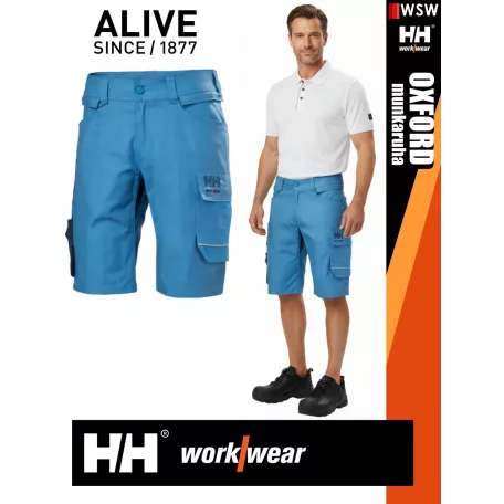 Helly Hansen OXFORD NAVYSTONE CONNECT pamutgazdag lengőzseb felcsatolással rendelkező rövidnadrág - munkaruha