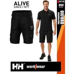   Helly Hansen OXFORD BLACK CONNECT pamutgazdag lengőzseb felcsatolással rendelkező rövidnadrág - munkaruha
