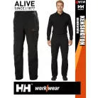 Helly Hansen KENSINGTON BLACK CONNECT lengőzseb cipzáros rugalmas deréknadrág - munkaruha