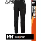 Helly Hansen KENSINGTON BLACK CONNECT lengőzseb cipzáros cargo deréknadrág - munkaruha