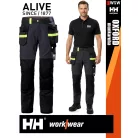 Helly Hansen OXFORD EBONYBLACK pamutgazdag 4 irányú strech deréknadrág - munkaruha
