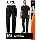 Helly Hansen OXFORD NAVYEBONY pamutgazdag 4 irányú strech deréknadrág - munkaruha