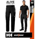 Helly Hansen OXFORD BLACK pamutgazdag 4 irányú strech cargo deréknadrág - munkaruha