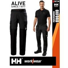  Helly Hansen OXFORD BLACK pamutgazdag 4 irányú strech cargo deréknadrág - munkaruha