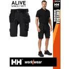 Helly Hansen CHELSEA EVOLUTION BLACK technikai lengőzsebes rövidnadrág - munkaruha