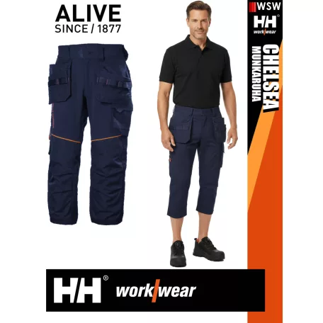 Helly Hansen CHELSEA EVOLUTION NAVY technikai lengőzsebes rövidnadrág - munkaruha