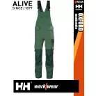 Helly Hansen OXFORD GREEN CONNECT 4 irányú strech lengőzseb előkészítéses kantáros nadrág - munkaruha