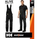 Helly Hansen OXFORD BLACKEBONY CONNECT 4 irányú strech lengőzseb előkészítéses kantáros nadrág - munkaruha