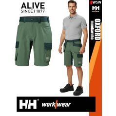   Helly Hansen OXFORD GREEN pamutgazdag rendelkező rövidnadrág - munkaruha