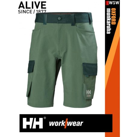 Helly Hansen OXFORD GREEN pamutgazdag rendelkező rövidnadrág - munkaruha