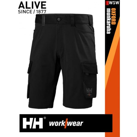 Helly Hansen OXFORD BLACK pamutgazdag rendelkező rövidnadrág - munkaruha