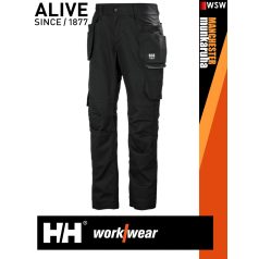   Helly Hansen MANCHESTER BLACK prémium technikai férfi oldalzsebes deréknadrág - munkaruha